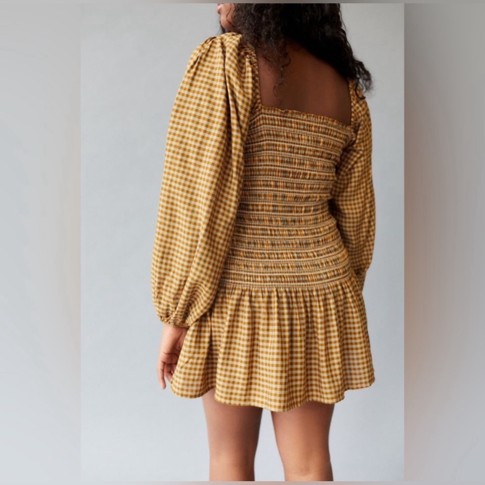 Urban Outfitters Smocked Mini Dress - Picture 3 of 4